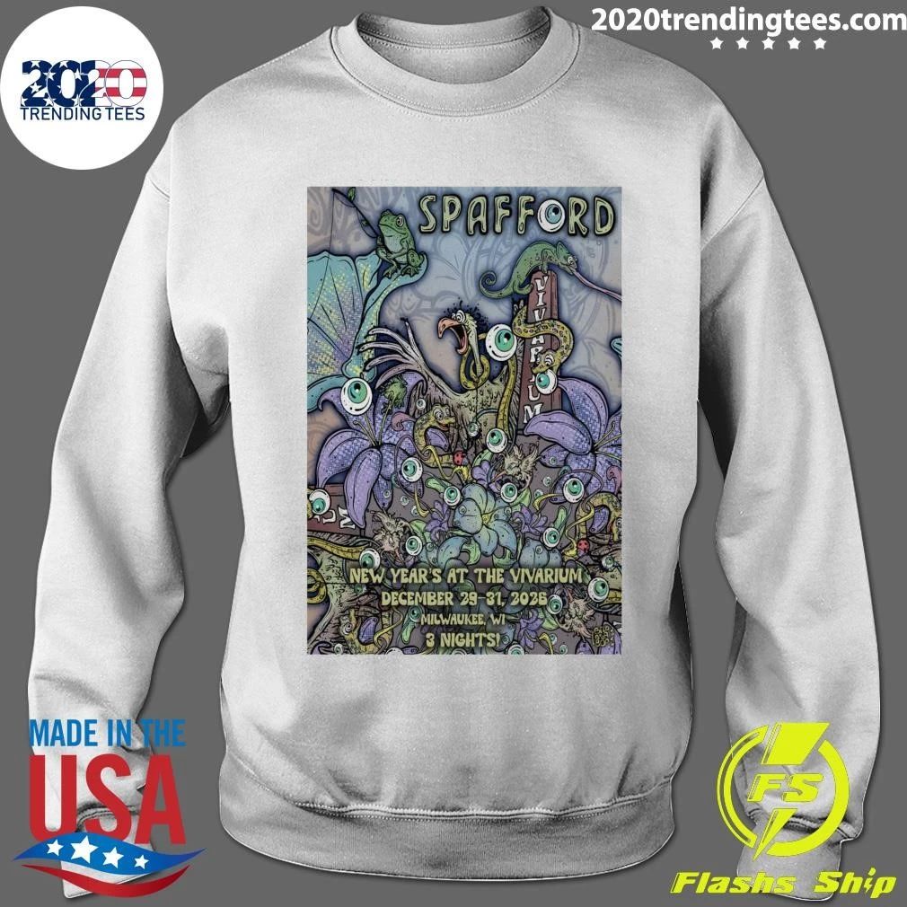 Spafford New Year’s At The Vivarium December 29-31, 2026 Milwaukee, WI 3 Nights Shirt