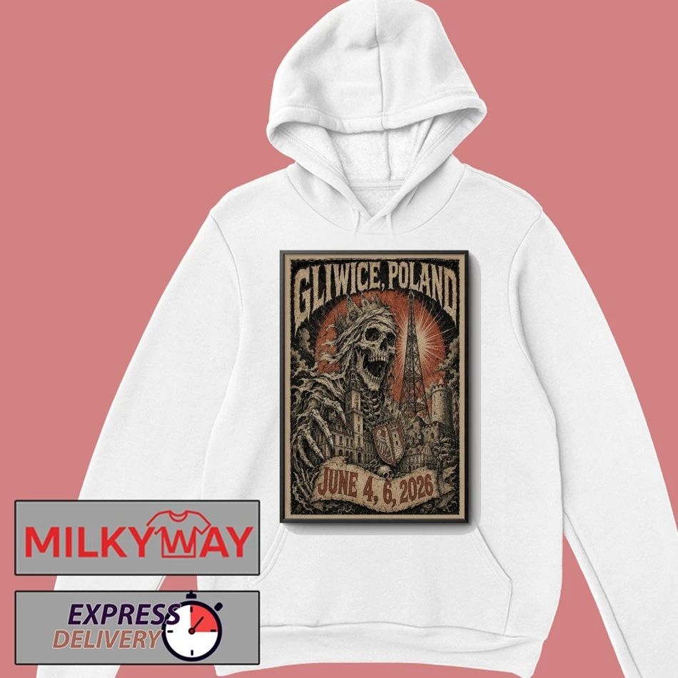 Tour Gliwice, Poland June 4 & 6 2026 Poster LIMITED shirt