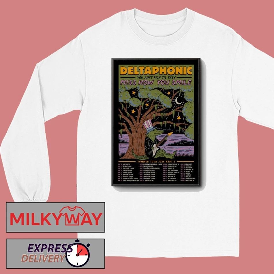 Poster Deltaphonic Summer 2026 Shows shirt