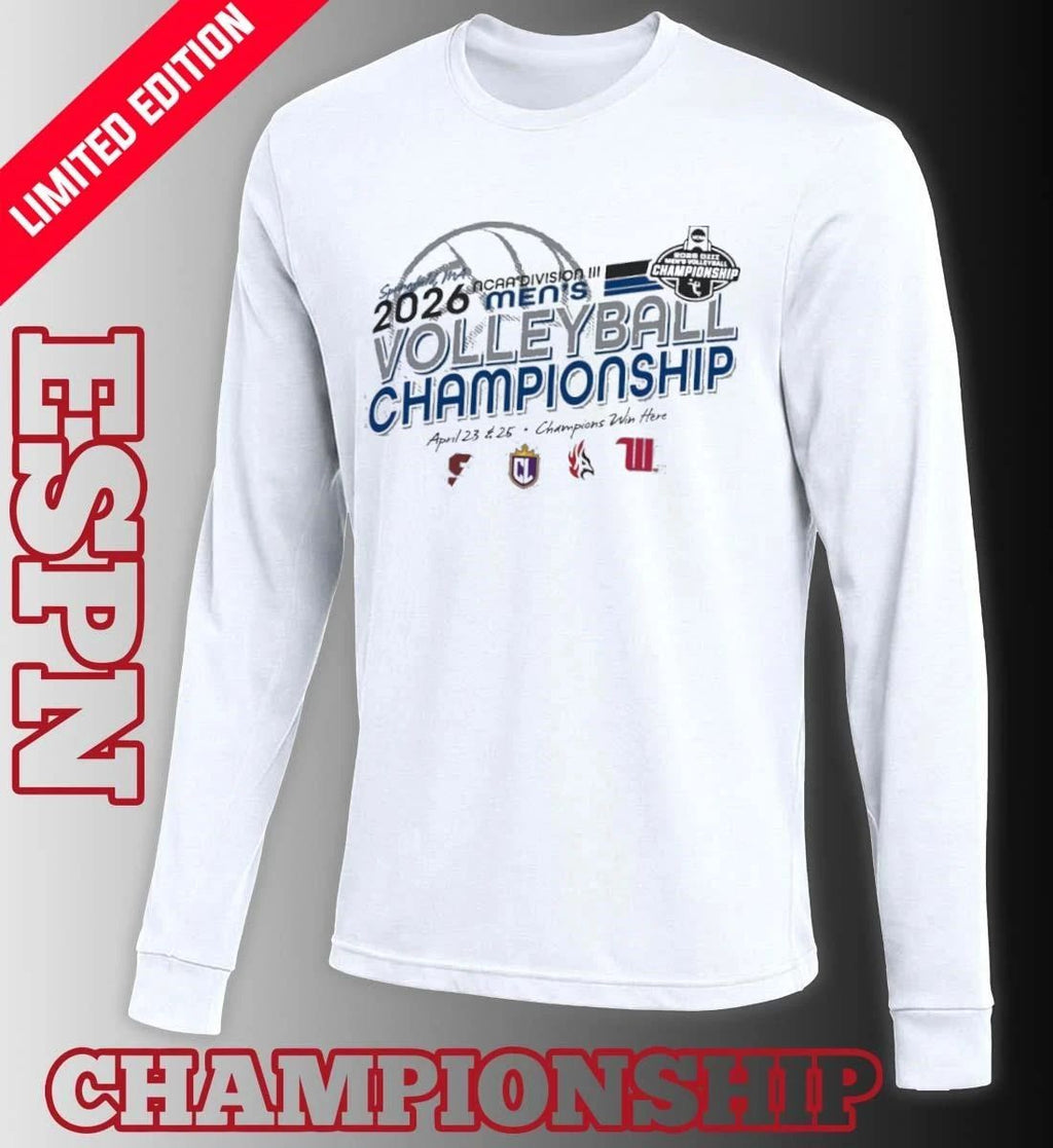 4 Teams 2026 NCAA Division III Volleyball Champions April 23-25 Champions Win Here T-Shirt