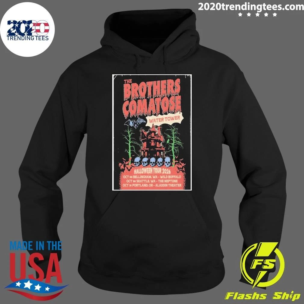 The Brothers Comatose Water Tower Halloween 2026 Tour Shirt