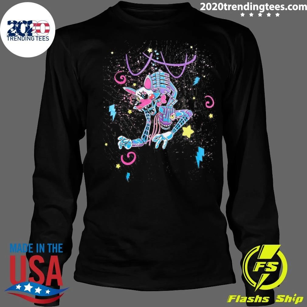 HEX x FNaF BTS Blacklight Mangle Shirt