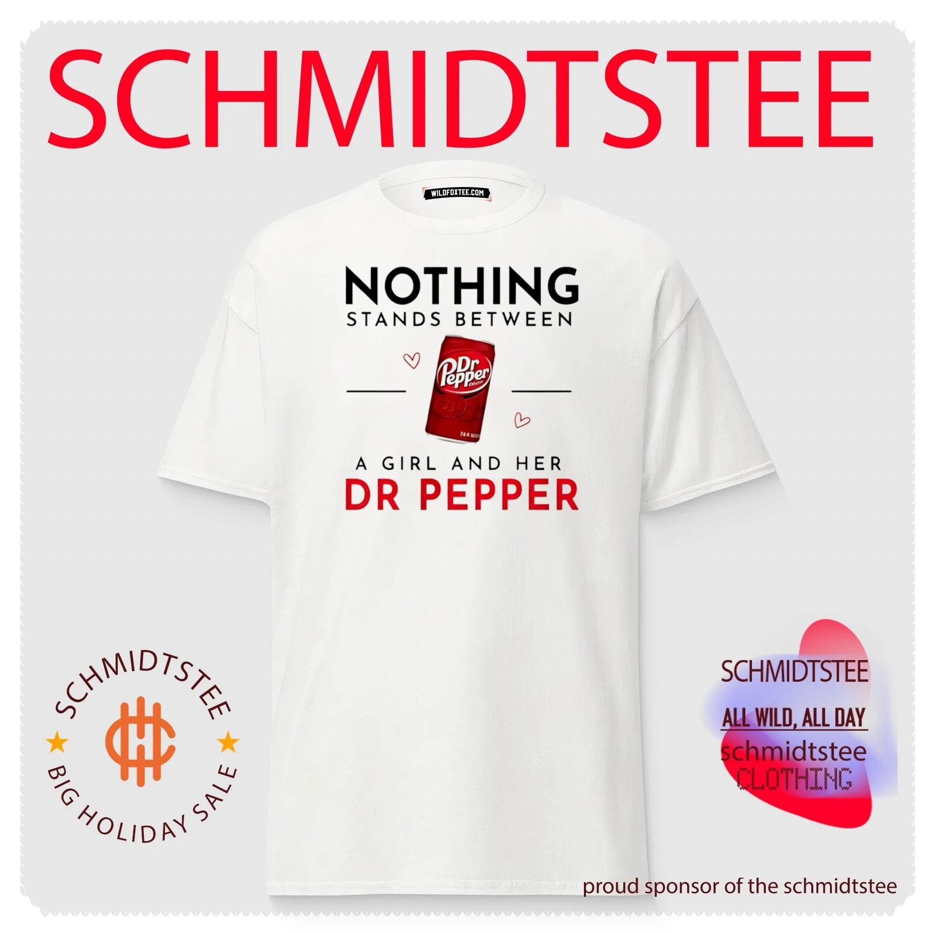 Nothing stands between a girl and her Dr Pepper shirt