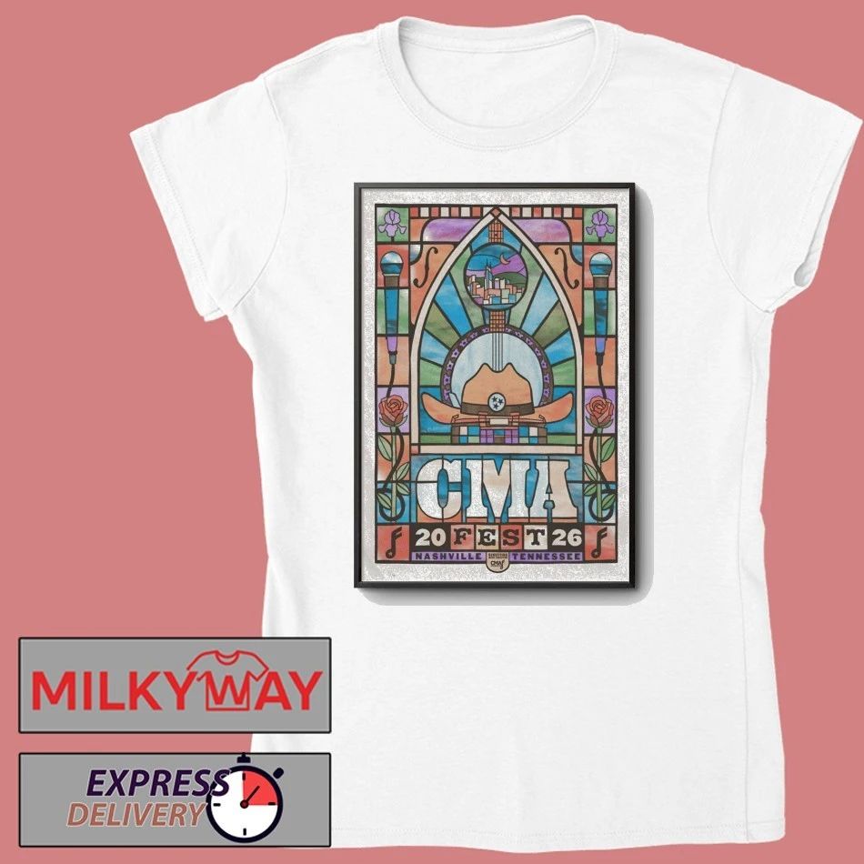 Country Music Association Festival 2026 Nashville Tennessee Poster shirt