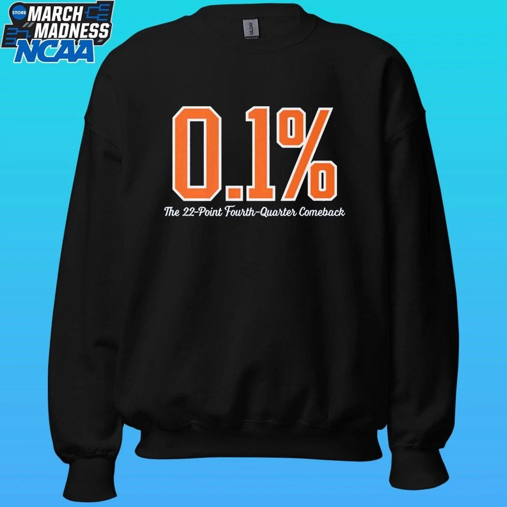 New York The 0.1% Chance Comeback The 22-point Fourth Quarter Comeback Shirt