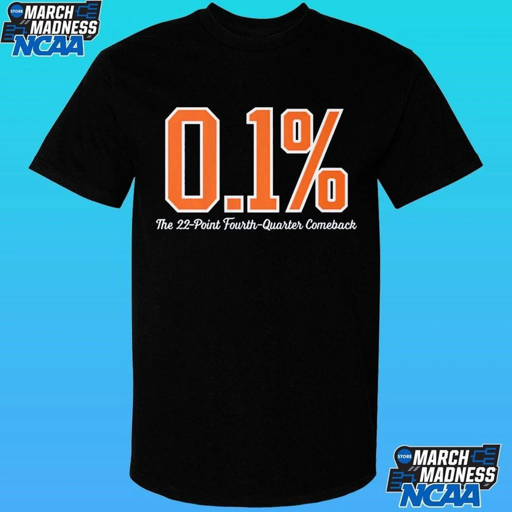 New York The 0.1% Chance Comeback The 22-point Fourth Quarter Comeback Shirt