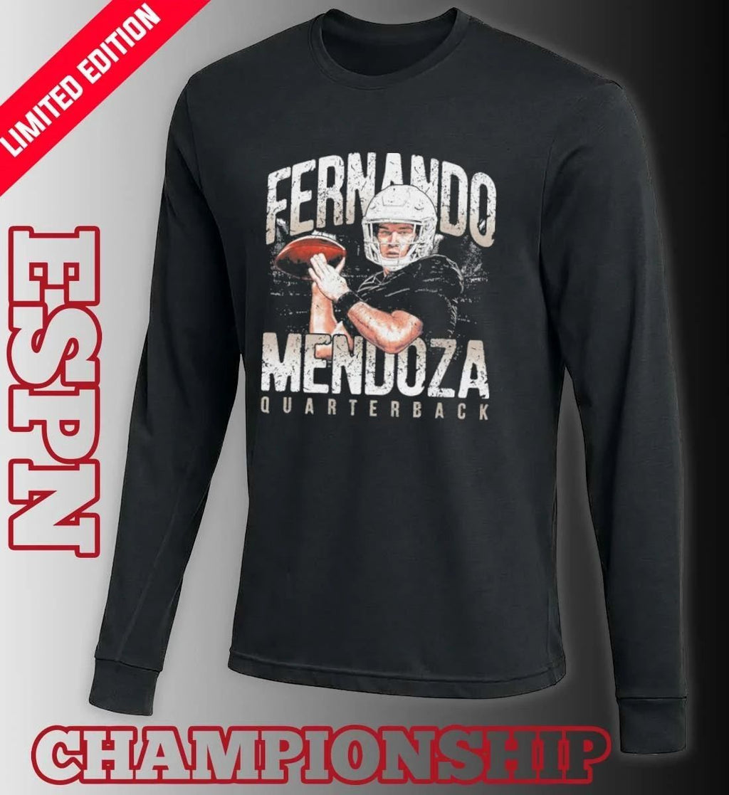 Fernando Mendoza Vegas Raiders Player Name Quarterback Shirt