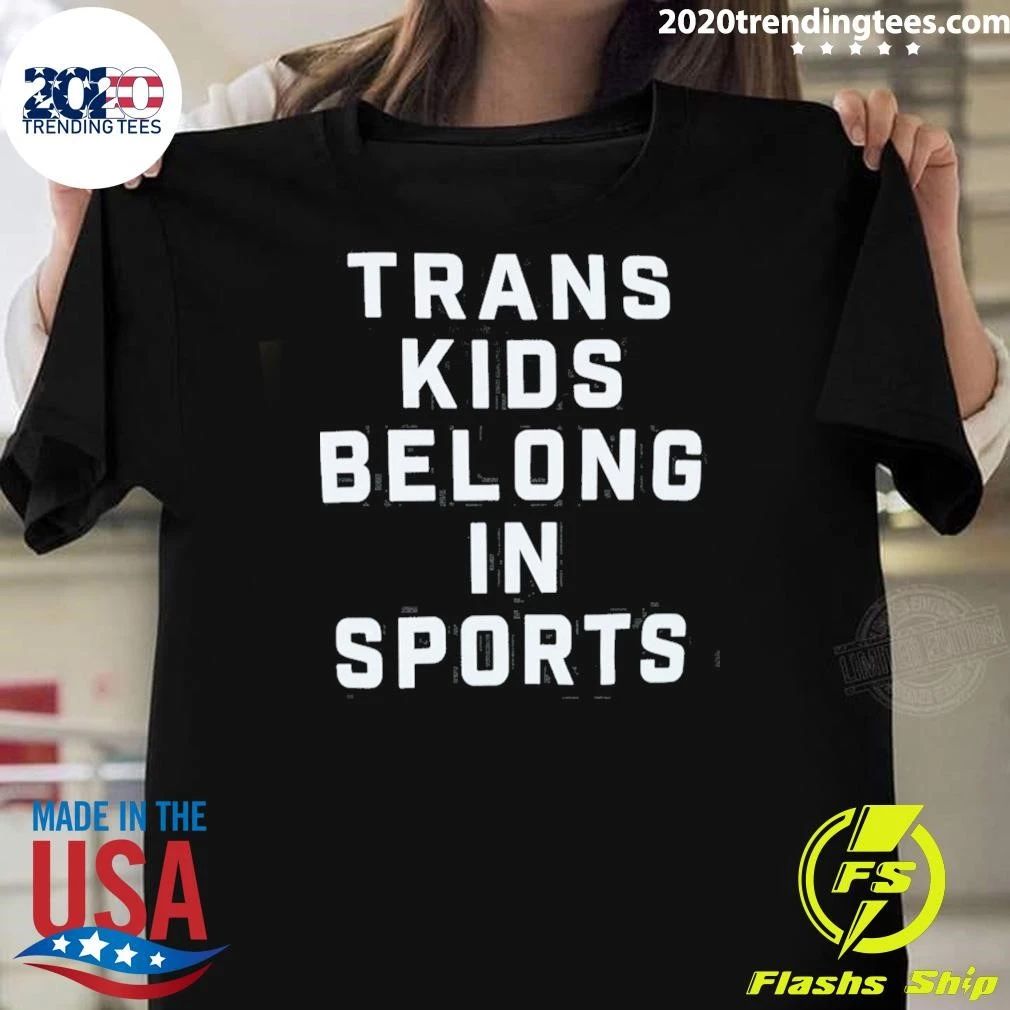 Premium Fever-Lynx Trans Kids Belong In Sports Shirt