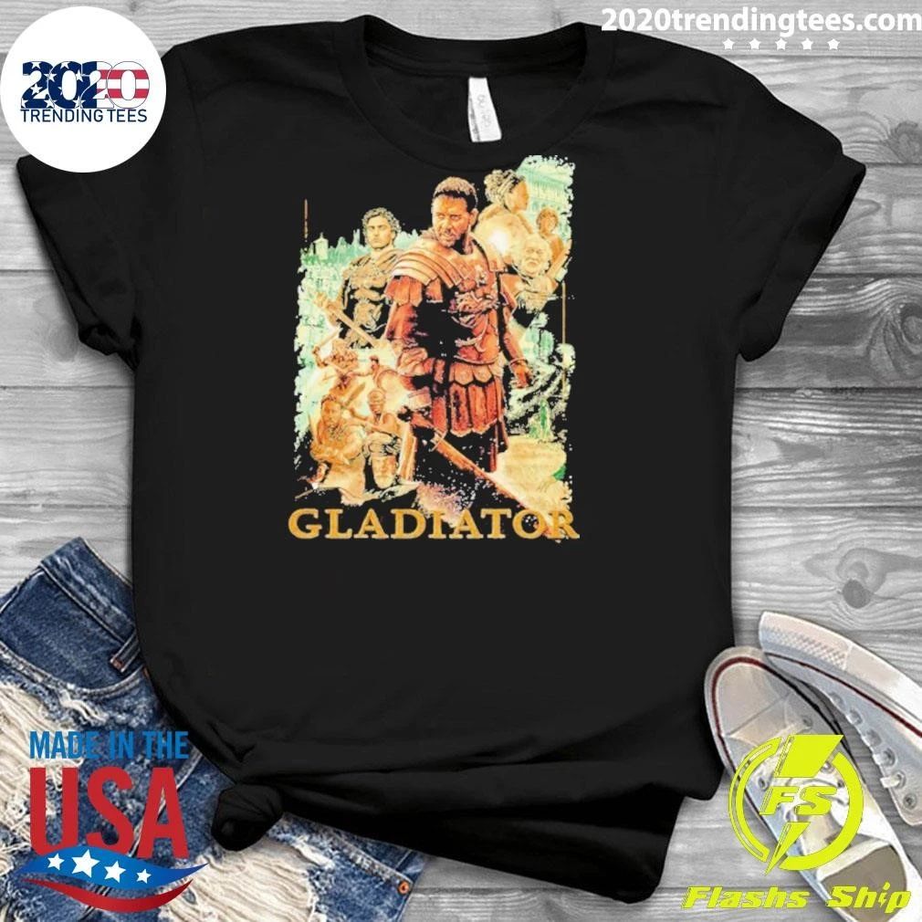 Gladiator Maximus Russell Crowe Collage Shirt