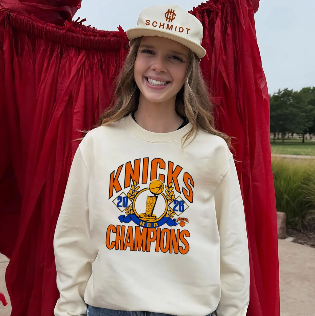 New York Knicks 2026 NBA Finals Champions Tri-Blend shirt