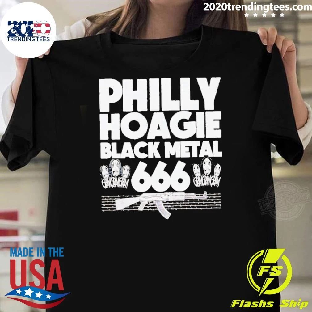 Philly Hoagie Black Metal 666 Philadelphia Shirt