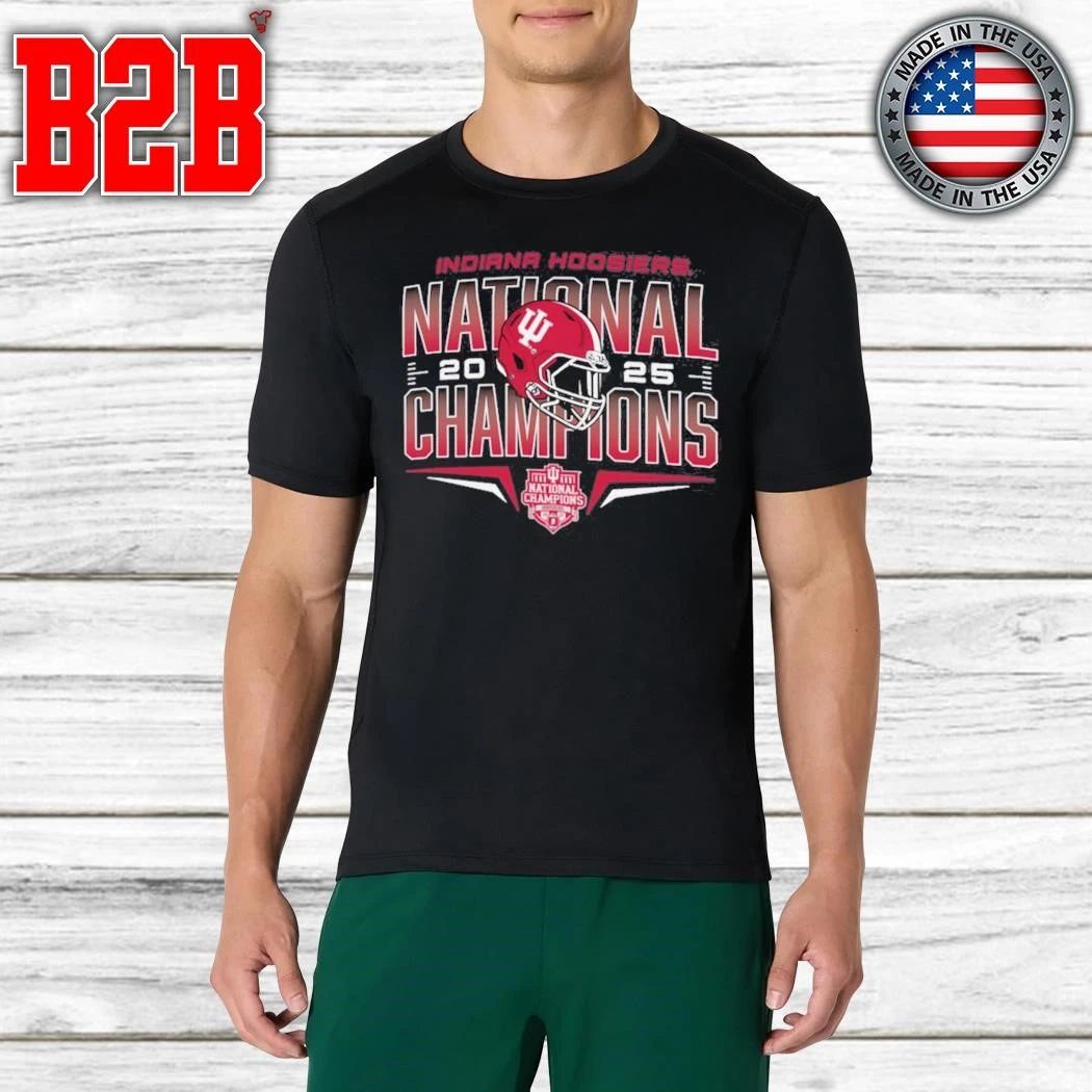 Indiana Hoosiers Champion College Football Playoff 2025 National Champions Schedule Shirt
