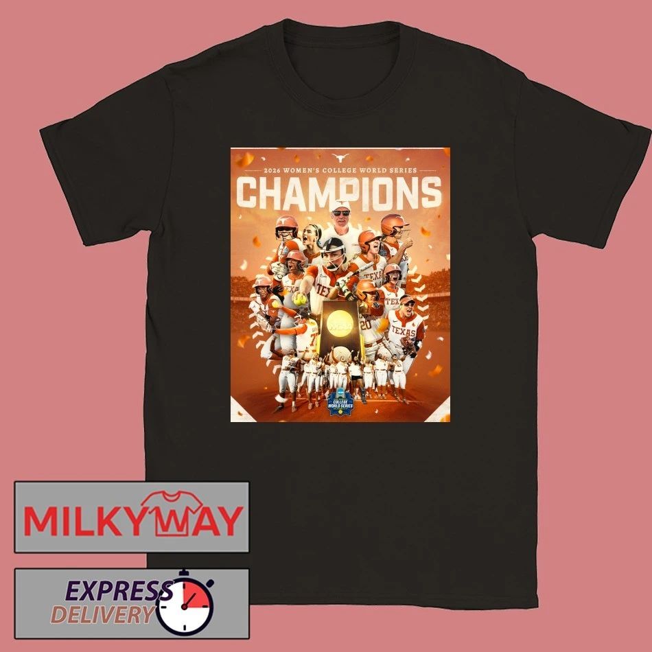 Texas Longhorns Women’s Champions 2026 College World Series Poster shirt