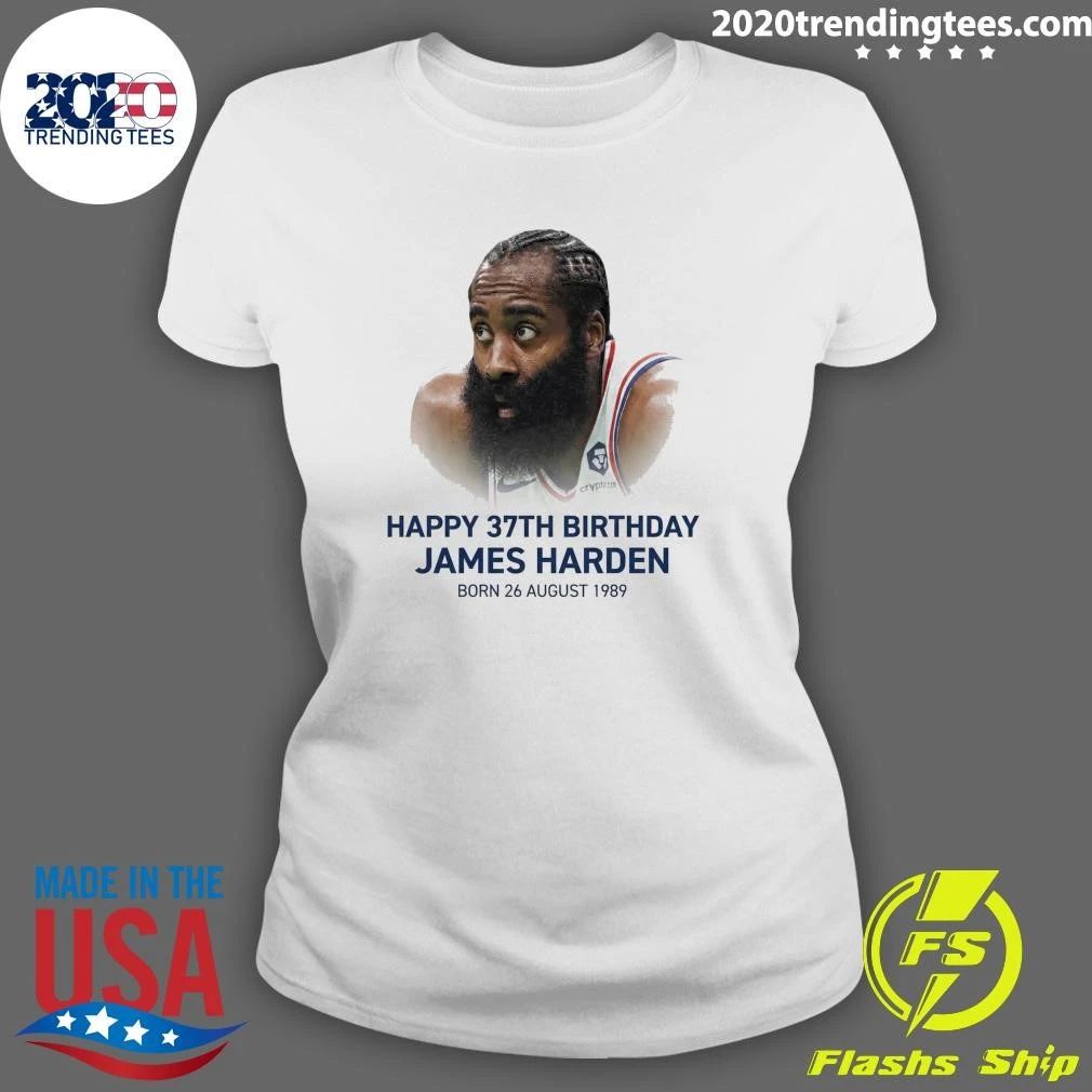 Happy 37th birthday James Harden Born 26 August 1989 Shirt