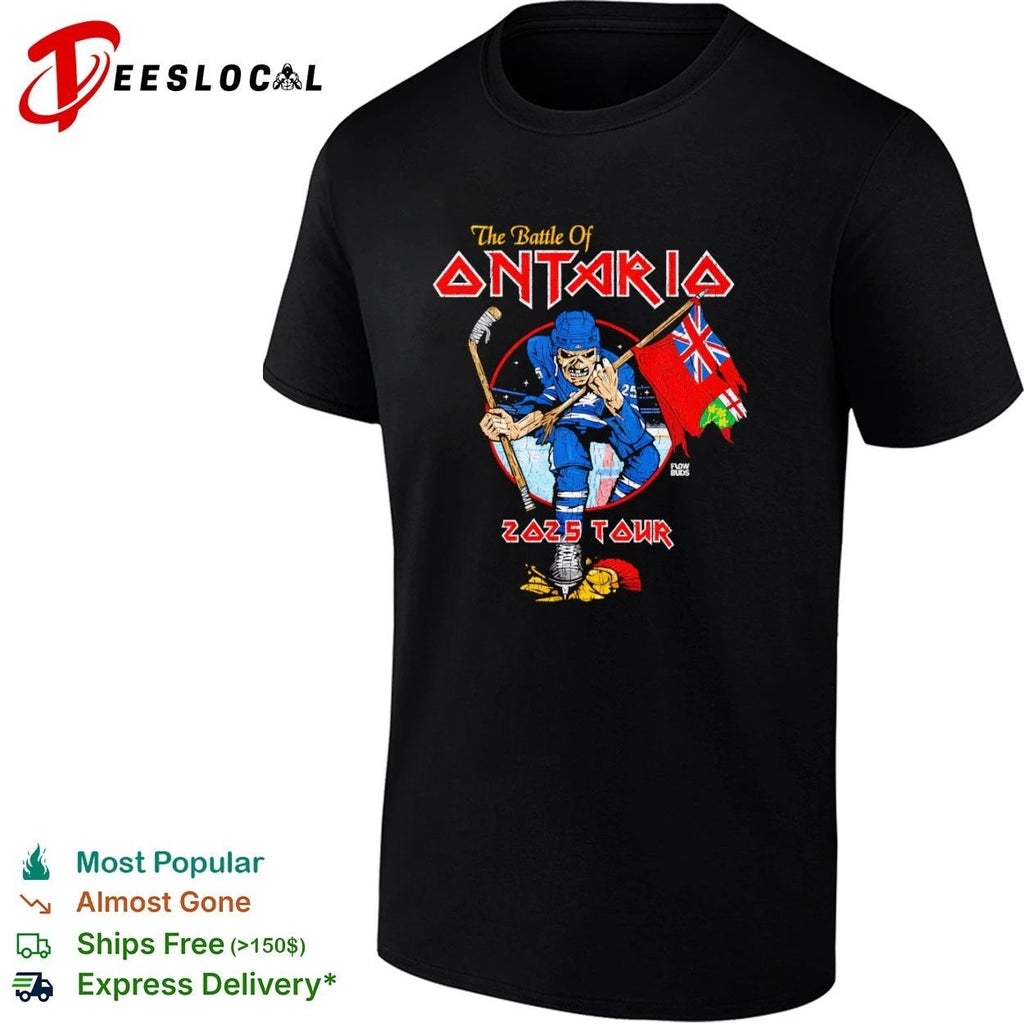 The Battle of Ontario 2025 Tour Toronto Maple Leafs T-shirt