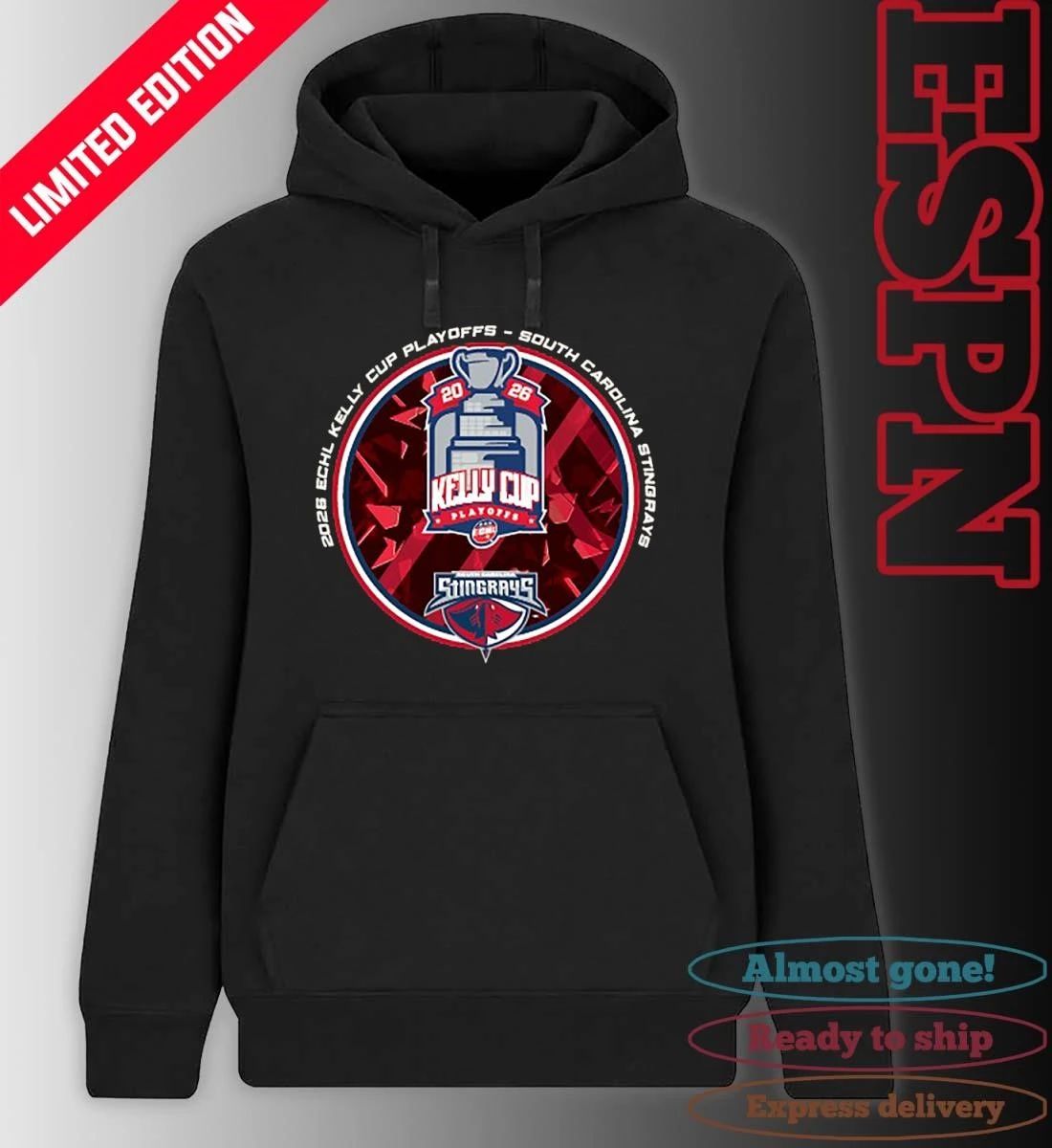 SC Stingrays 2026 ECHL kelly cup playoffs shirt