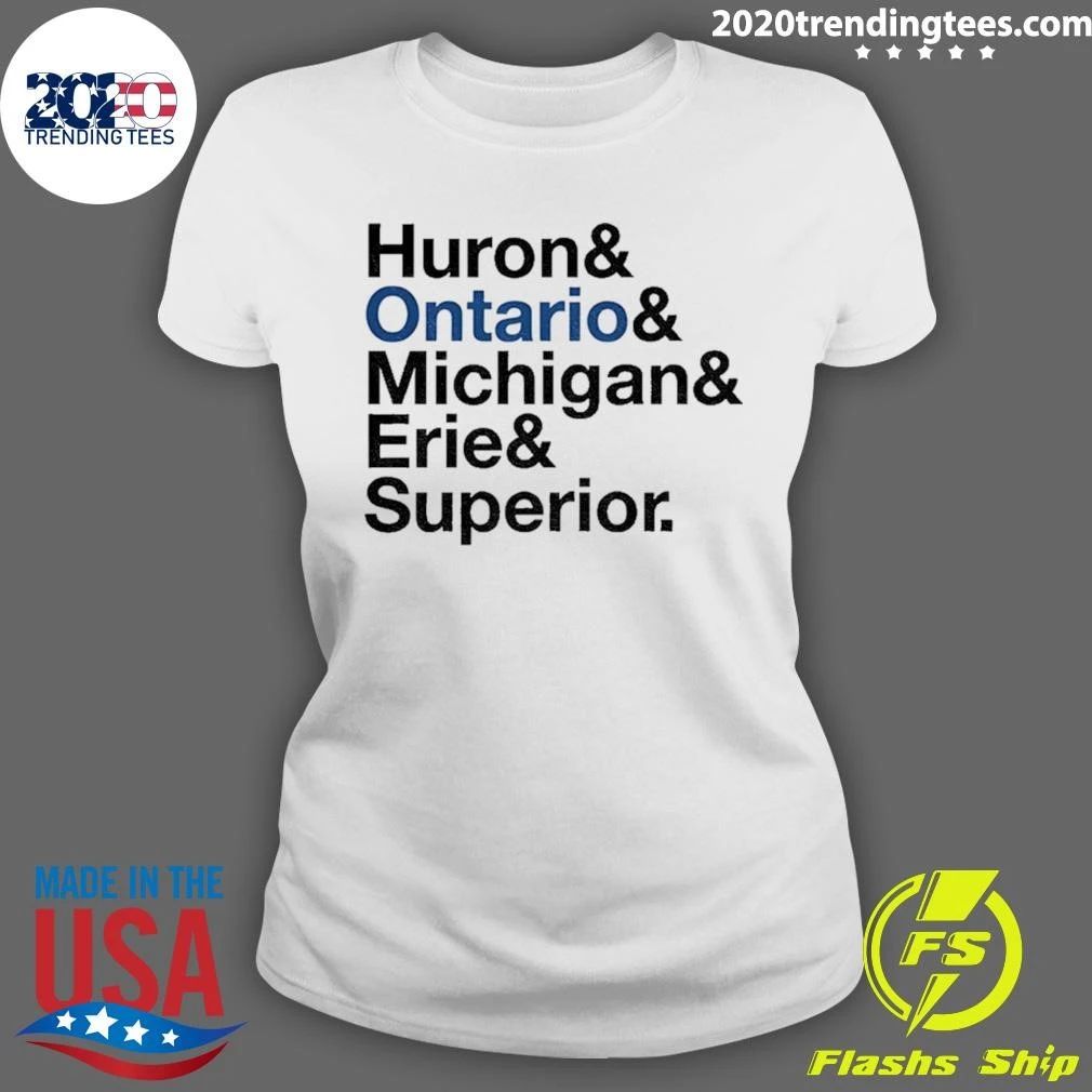 Huron Ontario Michigan Erie Superior Shirt
