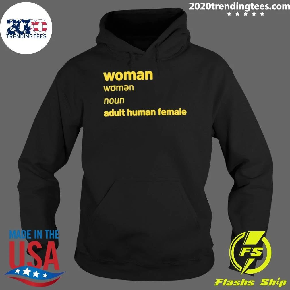 Woman Noun Adult Human Female Definition Shirt