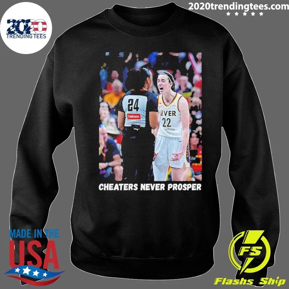Caitlin Clark Cheaters Never Prosper Shirt