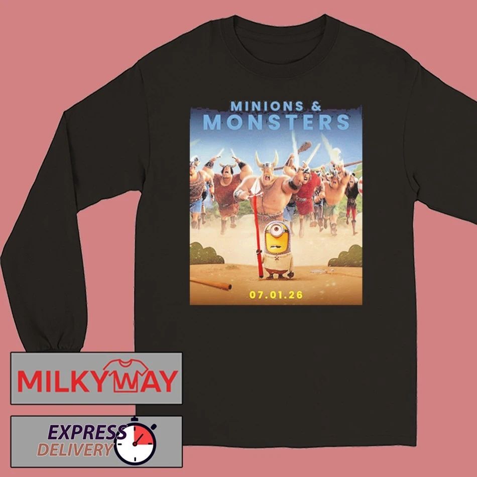Minions And Monsters Exclusively In Theaters July 1 2026 shirt