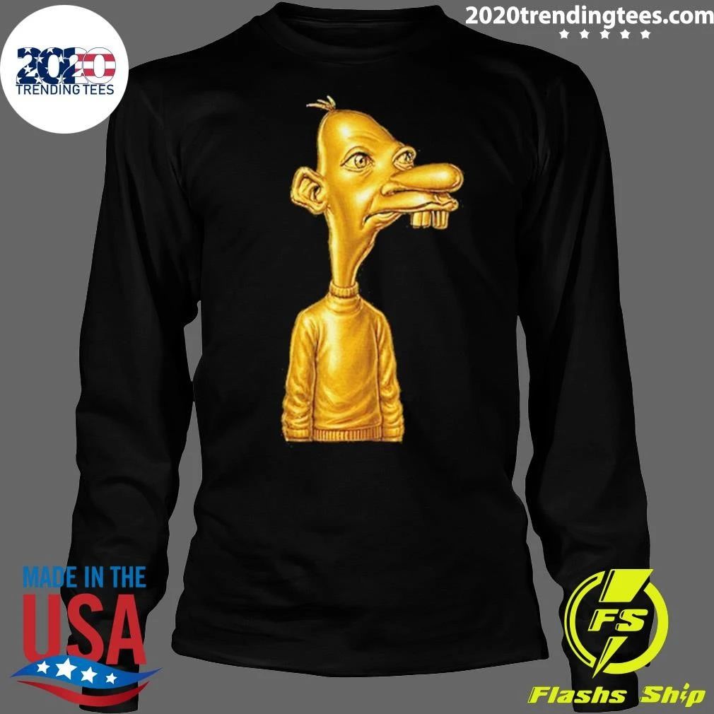 Neegy Manny Statue Gold Shirt