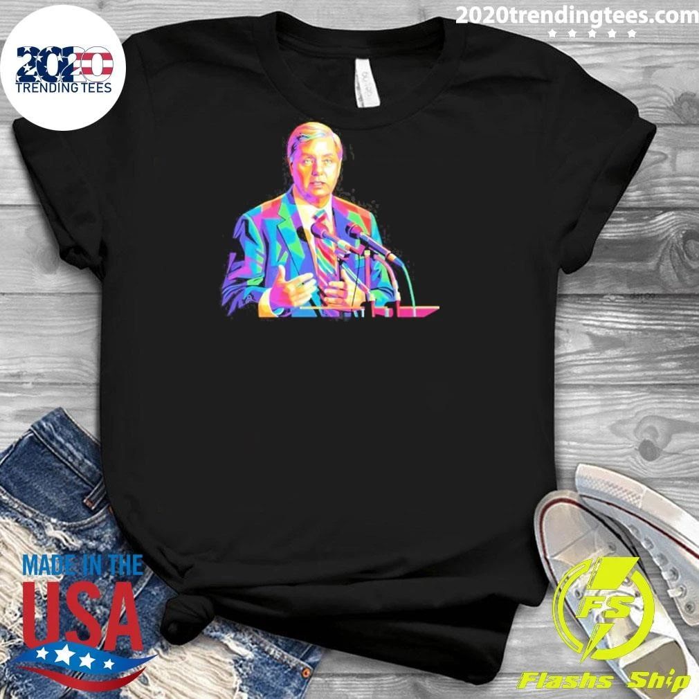 Lindsey Graham Pop Art Republican Senator Shirt