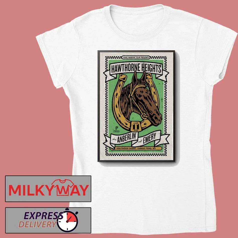 Hawthorne Heights In Charles Town WV On June 11 2026 Poster shirt