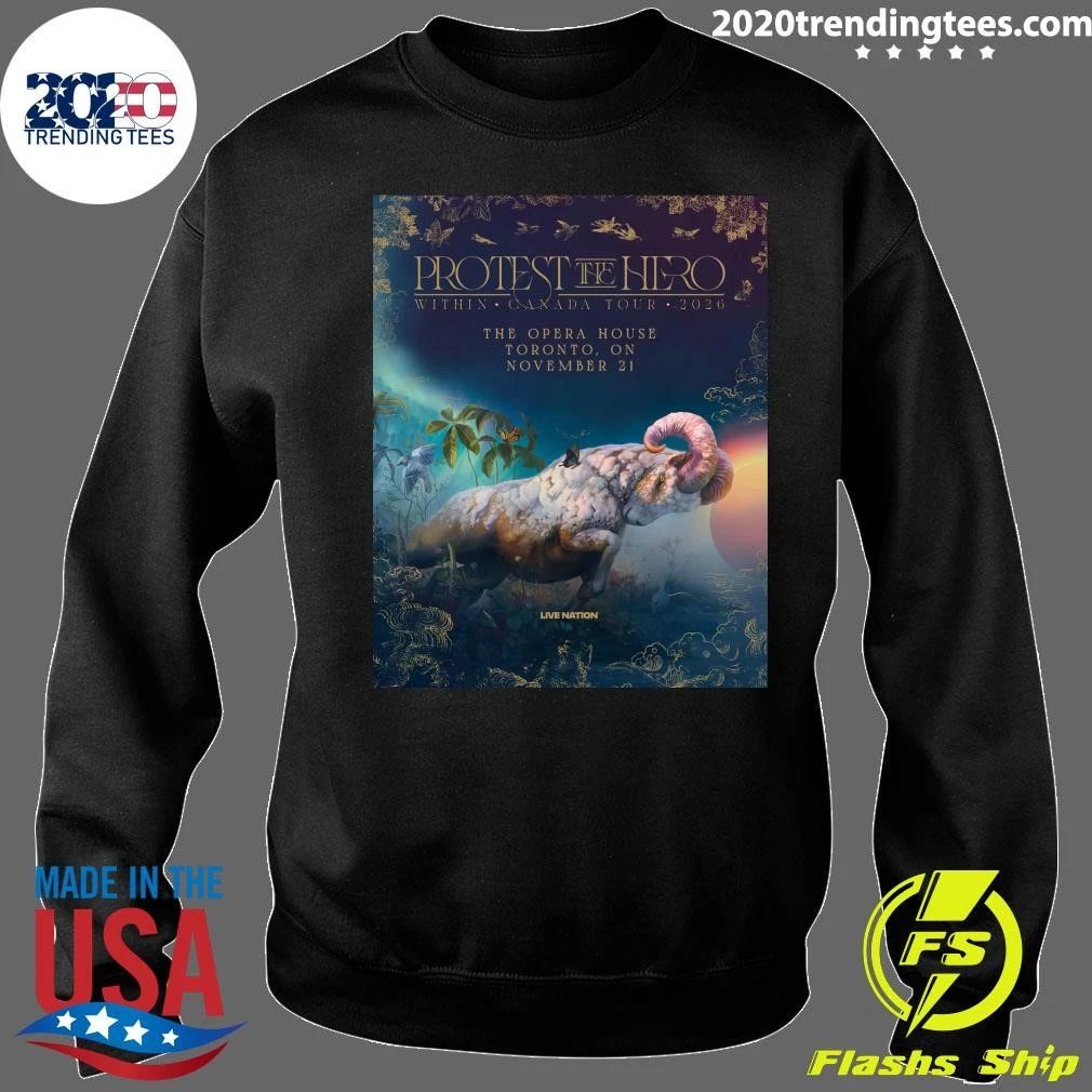 Protest the Hero Within Canada Tour 2026 The Opera House Toronto, On November 21 Shirt