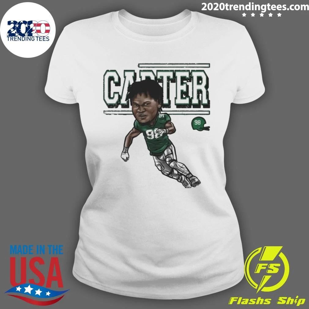 Nick Sirianni Wear Jalen Carter Tee Shirt