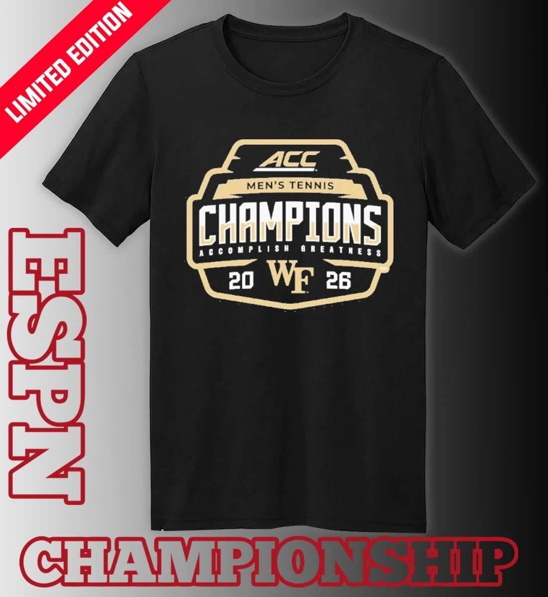 Wake Forest University Men’s Tennis 2026 ACC Champions Locker Room T-Shirt