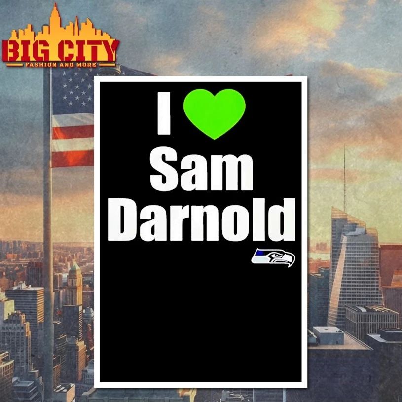 Cooper Kupp I Love Sam Darnold Seahawks T-Shirt