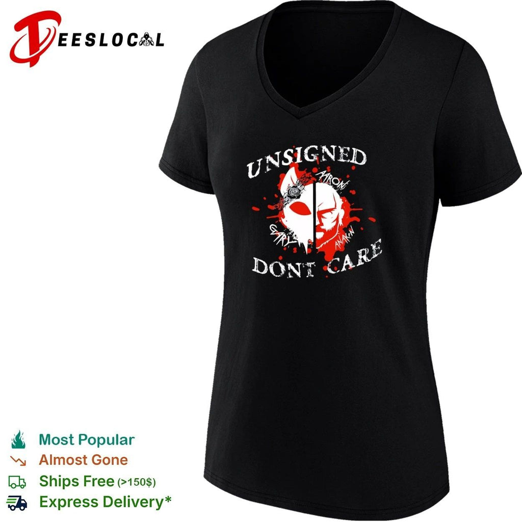 Unsigned Dont Care Aaron Gary Anakin Music T-shirt