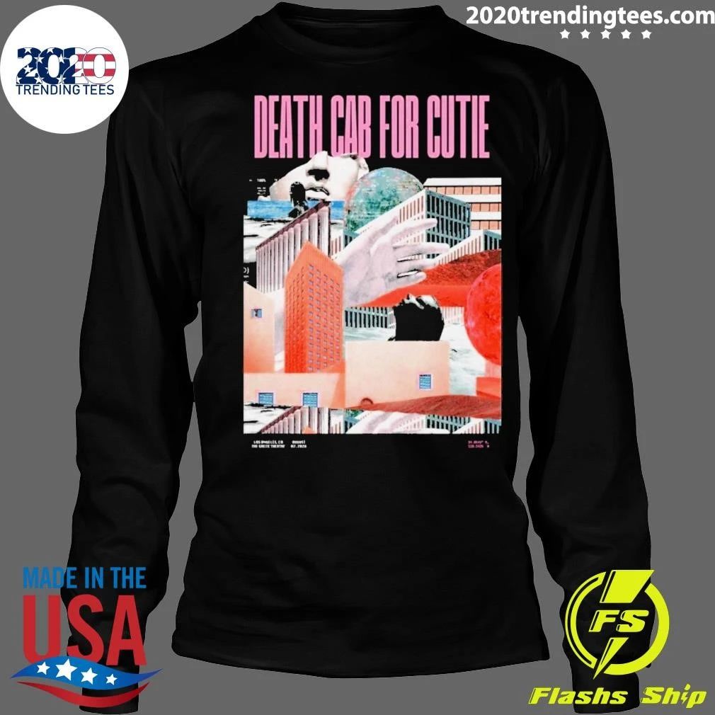 Death Cab For Cutie August 2, 2026 Los Angeles CA Shirt