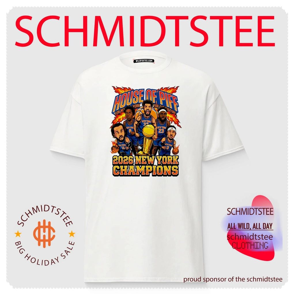 New York Knicks 2026 Champions House of Piff caricature shirt