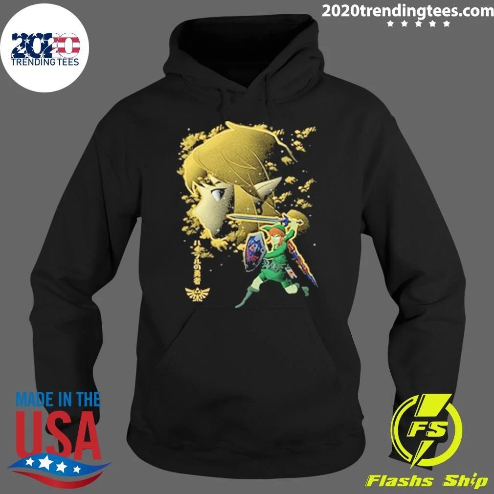 Hero of Hyrule Night Sky Line Art Shirt