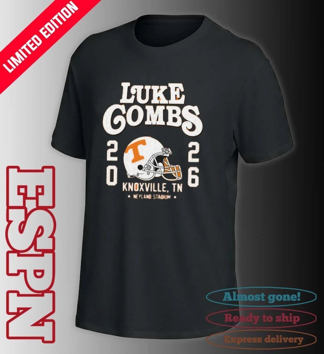Luke Combs X Tennessee Volunteers My Kinda Saturday Night Tour 2026 Knoxville TN Shirt