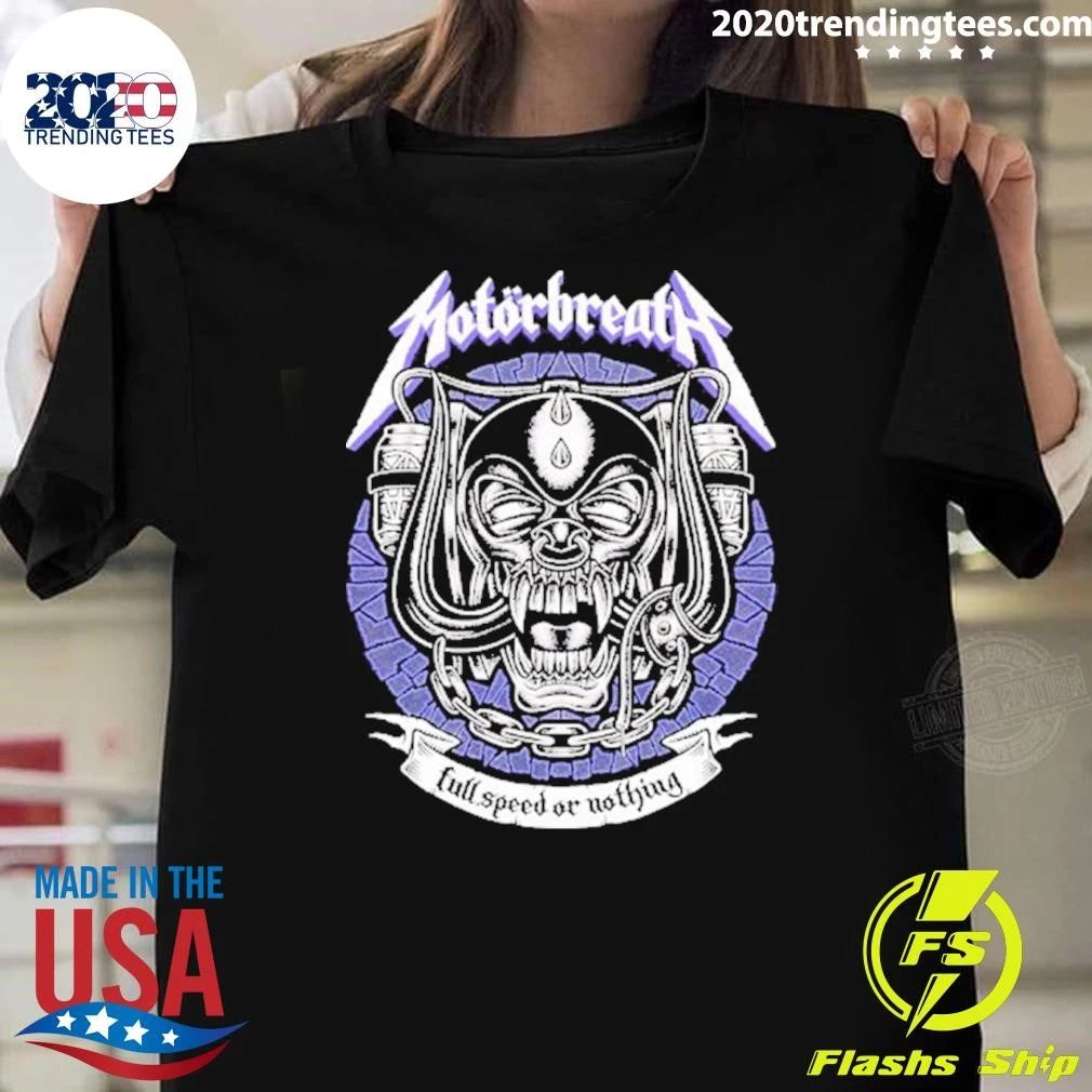 Motorbreath Full Speed Or Nothing Logo Shirt