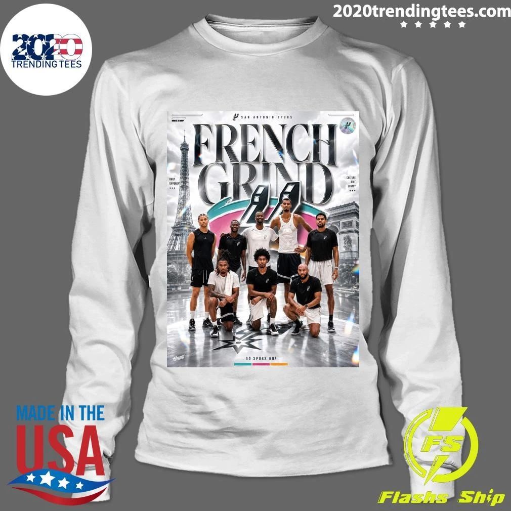 San Antonio Spurs French Grind Go Spurs Go 2026 NBA Finals Championship Shirt