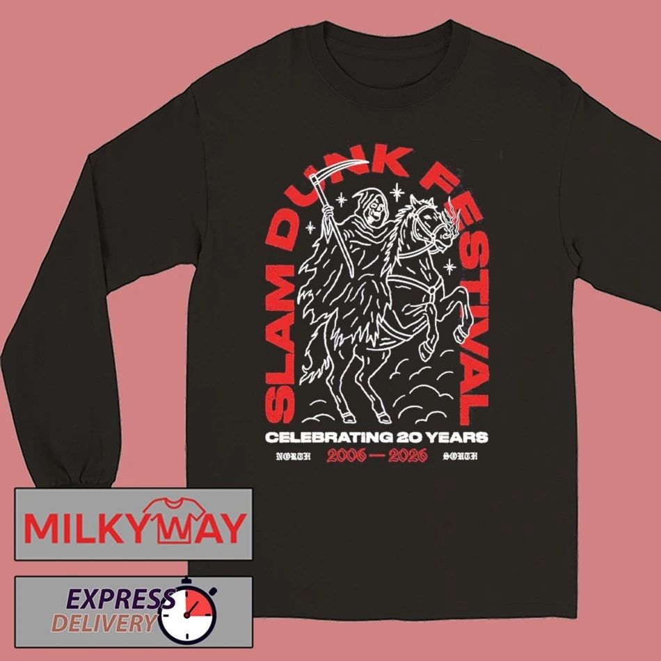 Slam Dunk Festival 2026 Merch The Reaper Year Of The Horse T-Shirt