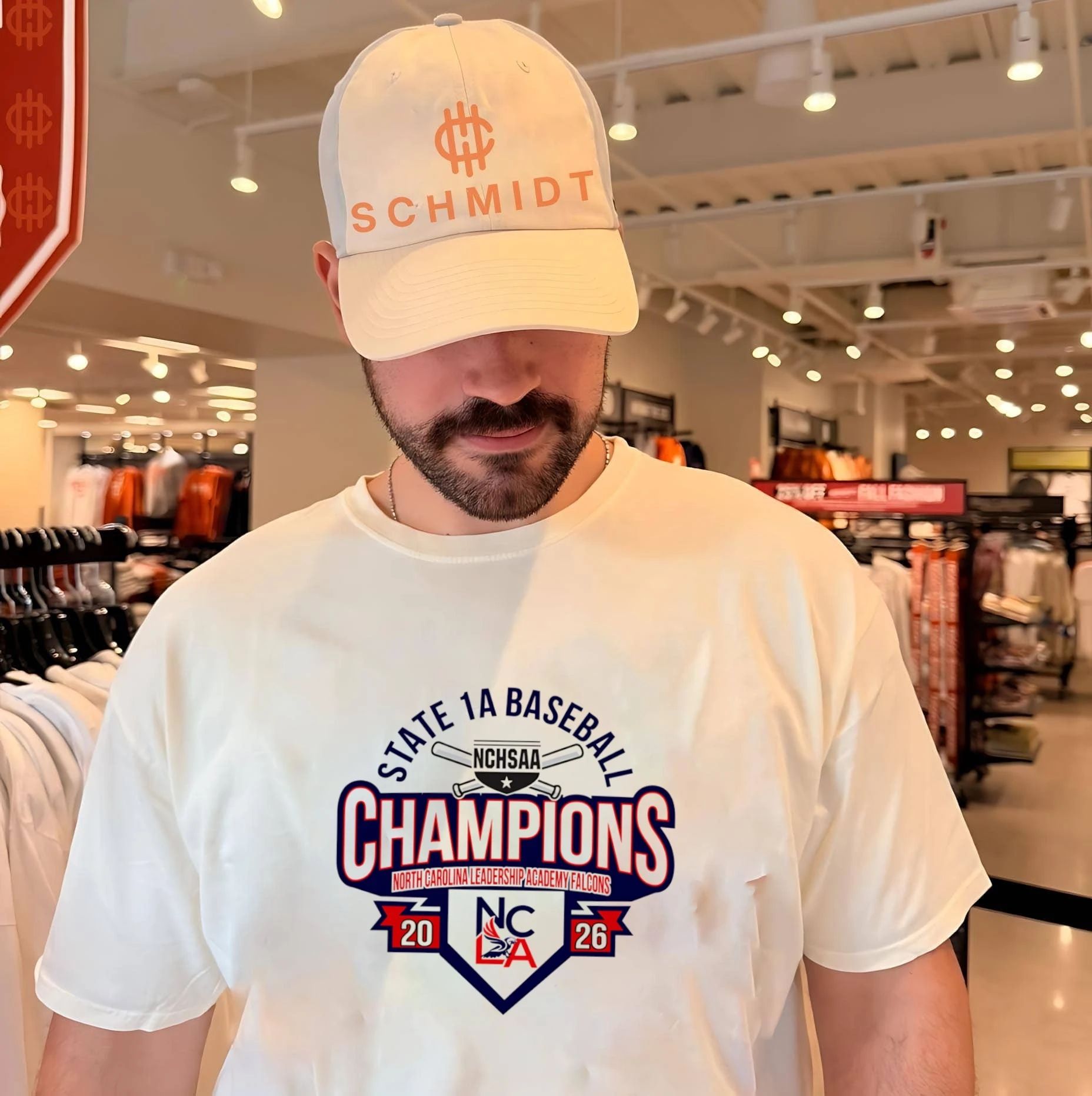 North Carolina Leadership Academy Falcons 2026 NCHSAA State 1A Baseball Champions shirt