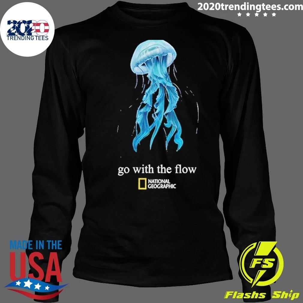 Jellyfish Marine Animal National Geographic Go With The Flow Shirt