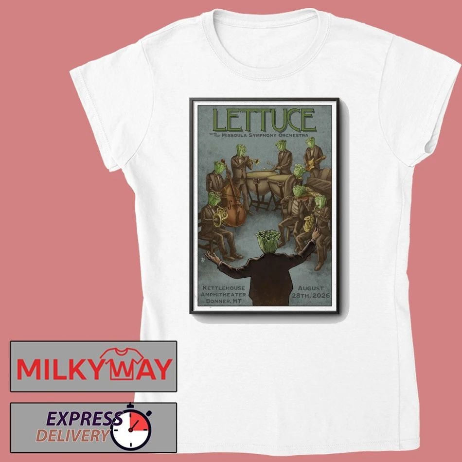 Lettuce At KettleHouse Amphitheater On Aug 28 2026 Poster shirt