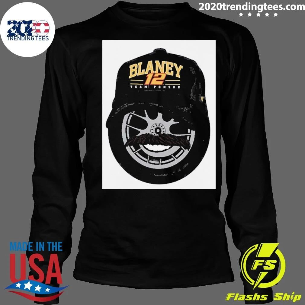 Ryan Blaney 12 Team Penske Mustache Shirt