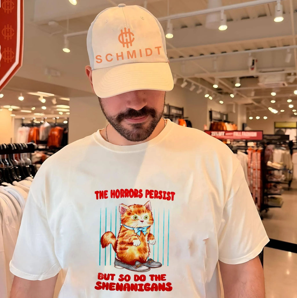The horrors persist but so do the shenanigans Cat shirt