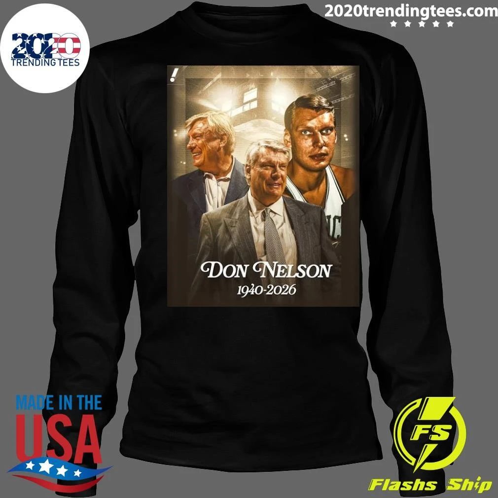 Remember NBA Coach Don Nelson 1940-2026 Shirt