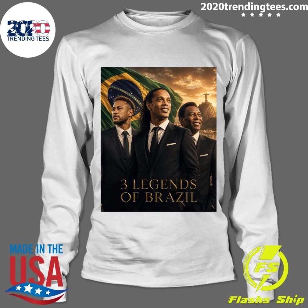 Brazilian Legends, One Legacy Pelé, Ronaldinho, and Neymar Shirt
