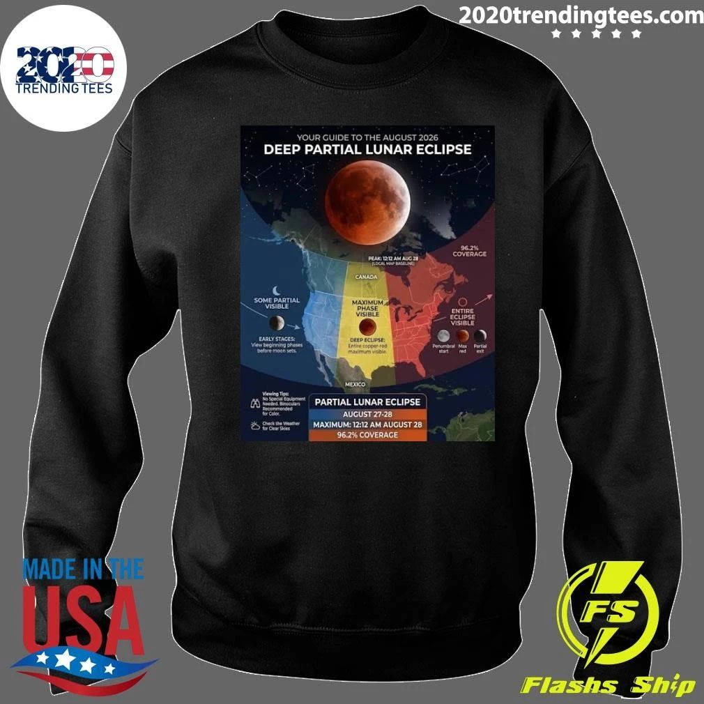 America Watches a Stunning Lunar Eclipse August 27–28, 2026 Shirt