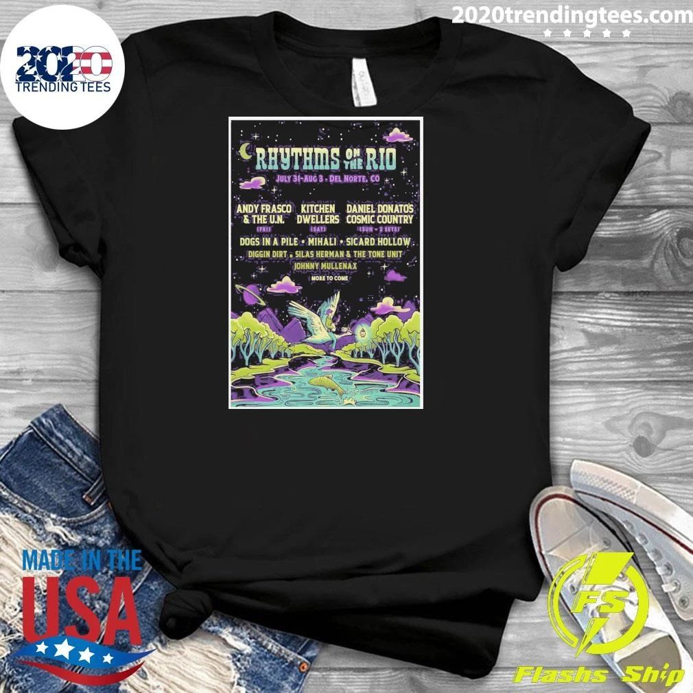 Del Norte Colorado July 30 2026 Rhythms On The Rio Shirt