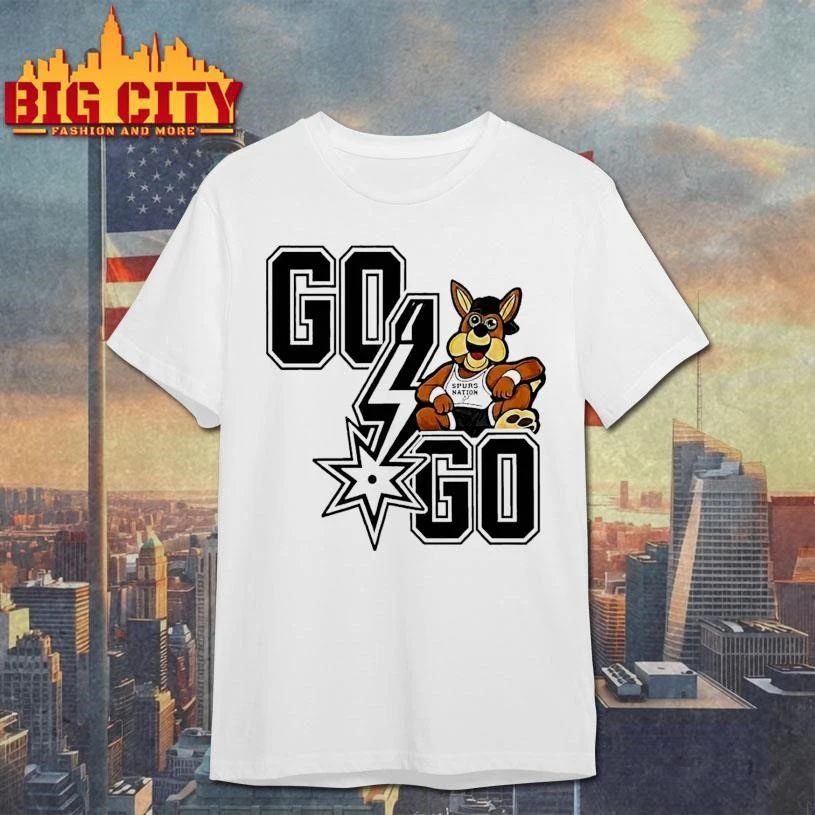 San Antonio Spurs Nba Go Go Spurs Nation Go Go White Shirt
