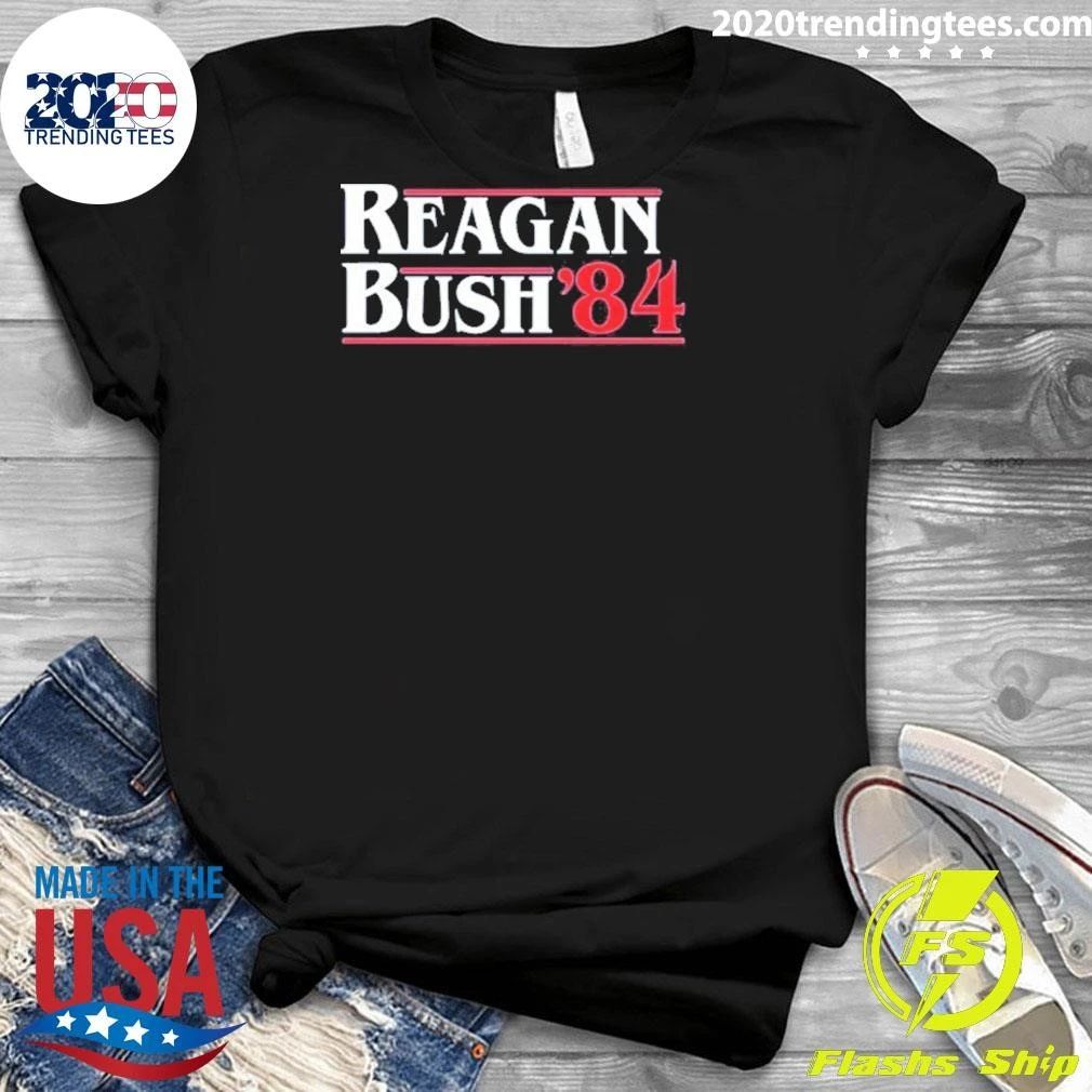 Reagan Bush ’84 1984 Campaign History Shirt